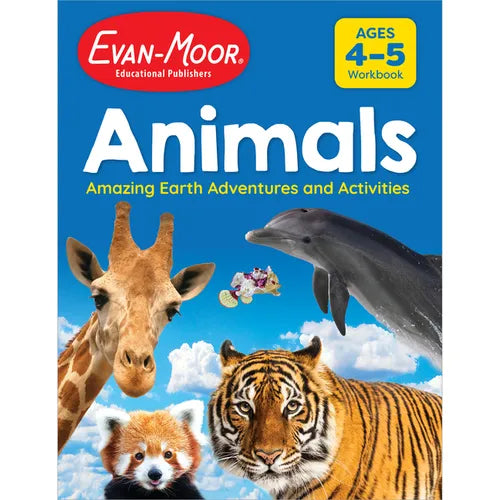 Animals: Amazing Earth Adventures and Activities, Age 4 - 5 Workbook - Paperback