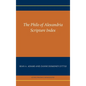 The Philo of Alexandria Scripture Index - Hardcover