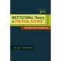 Institutional Theory in Political Science - Paperback