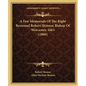 A Few Memorials Of The Right Reverend Robert Skinner, Bishop Of Worcester, 1663 (1866) - Paperback