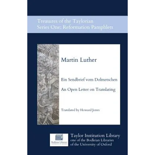 Ein Sendbrief vom Dolmetschen - An Open Letter on Translating - Paperback