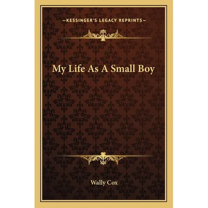 My Life As A Small Boy - Paperback