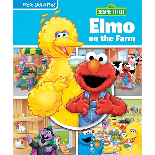 Sesame Street Elmo on the Farm: First Look and Find - Library Binding