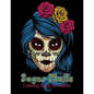 Sugar Skulls Coloring Book for Adults: 50 beautiful dia de los muertos designs - Day of the Dead large size 8.5x11'' - Paperback
