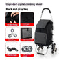 Upgraded Portable Folding Supermarket Cart