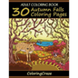 Adult Coloring Book: 30 Autumn Falls Coloring Pages - Paperback