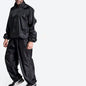 Men's Black Sweating Plus Size Exercise Suit