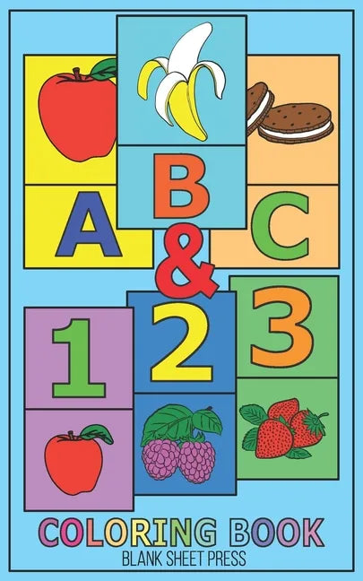 ABC & 123: (On-The-Go) Coloring And Activity Book For Kids and Toddlers - Paperback