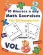 10 Minutes a day Math Excercise for Kindergarten Vol.8: 30 Days of Math Timed Tests with Addition and Subtraction in a few minutes a day, Ages 5-8(Gra - Paperback
