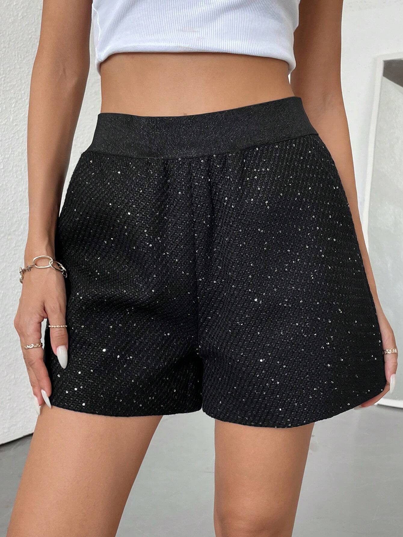 Versatile Wide-leg Bootcut Pants With A Stretchy Elastic Waist, Crafted From Shimmering Coarse Wool And Glossy Silk