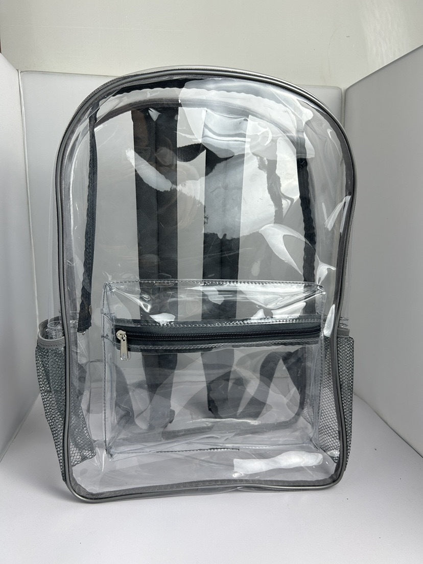 Transparent PVC Clear Storage Backpack Jelly-style Shoulder Bag
