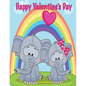 Happy Valentine's Day Coloring Book - Paperback