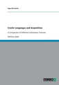 Creole Languages and Acquisition: A Comparison of Different Creolization Theories - Paperback