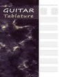 Guitar Tab Manuscript Book: Tablature Paper for Guitar Music & Songs - Purple Marble - Paperback