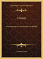 Cromaat: A Monograph for the Members of AMORC - Hardcover