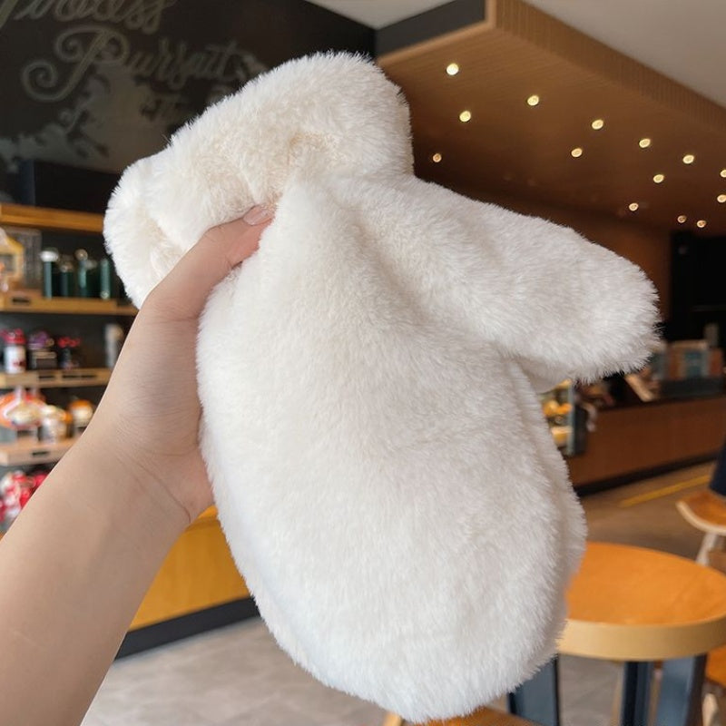Plush Thickened Warm Female Plush Finger Cute Simple