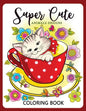 Super Cute Animals Designs Coloring Book: Cute Animals Cat Dog Lover Coloring for Kids, Girls Ages 8-12,4-8 - Paperback