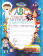 ABC My First Handwriting Trace Letters Preschool: Alphabet Practice Workbook Homeschool Skills Control Line Tracing Letters Coloring Activity Books Ki - Paperback