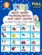 Sight Word Kindergarten and First Grade Colorful Picture Flash Cards English Romanian: Learning to read basic vocabulary card games. Improve reading c - Paperback