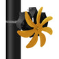 Thermal Power Magnet-free 7-blade Wall Hanging Fireplace Fan