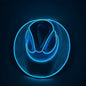 Halloween Carnival Party LED Wireless Fluorescent Colorful Cowboy Flashing Hat