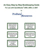 An Easy Step By Step Bookkeeping Guide For Use With QuickBooks, 2009, 2008 or 2007 - Paperback