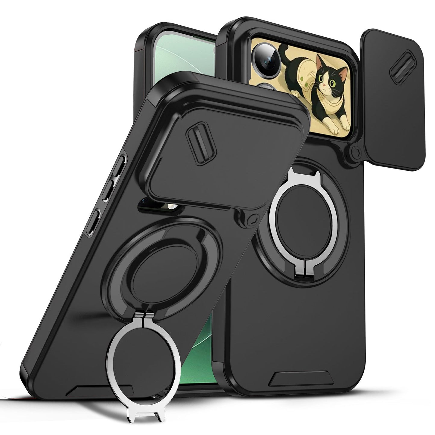 E-commerce Drop-resistant Magnetic-suction Phone Case