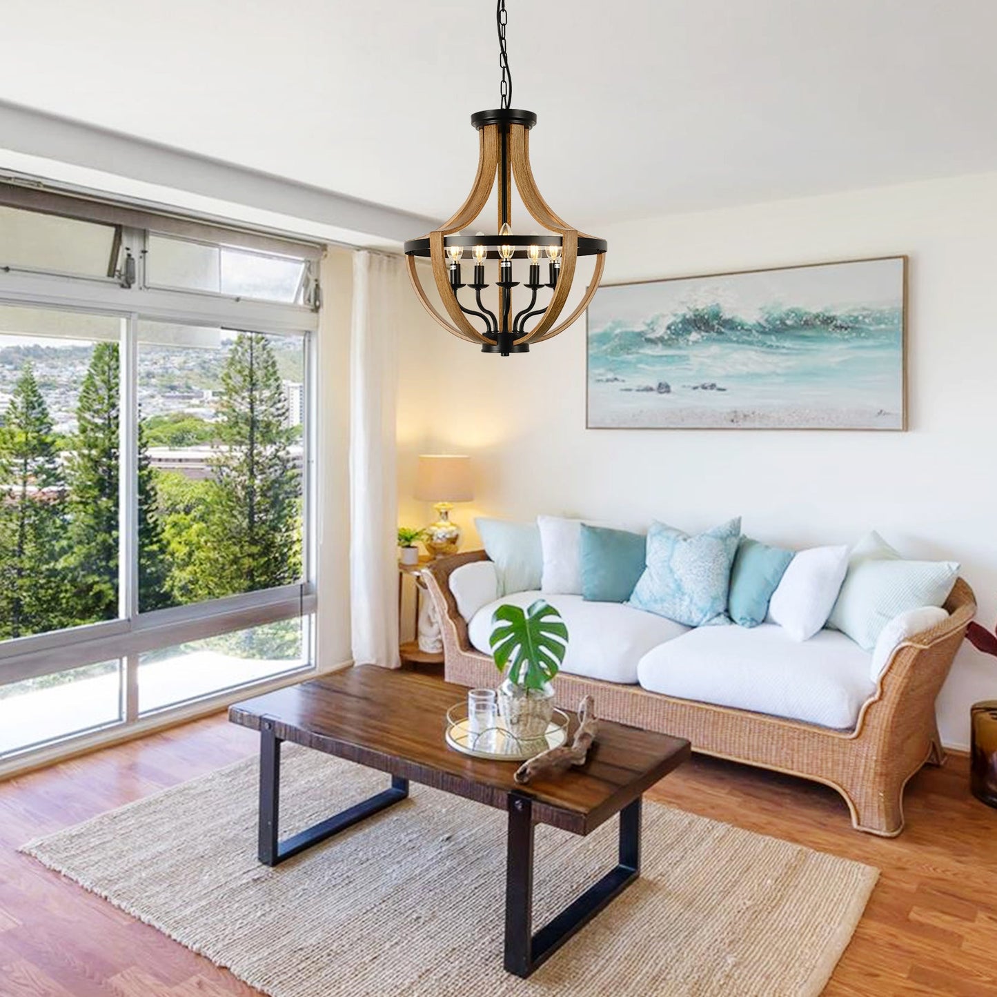 Chandelier 5-Light Modern