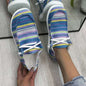 New creative muti-colored different fun patterned Canvas Shoes for Women