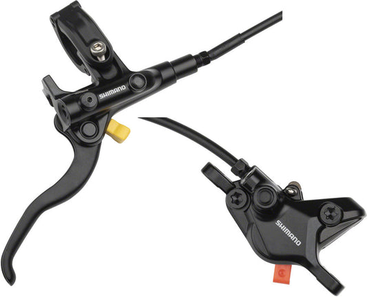 Shimano Deore BL-M4100/BR-MT410 Disc Brake Lever - Rear Hydraulic Resin Pads Gray