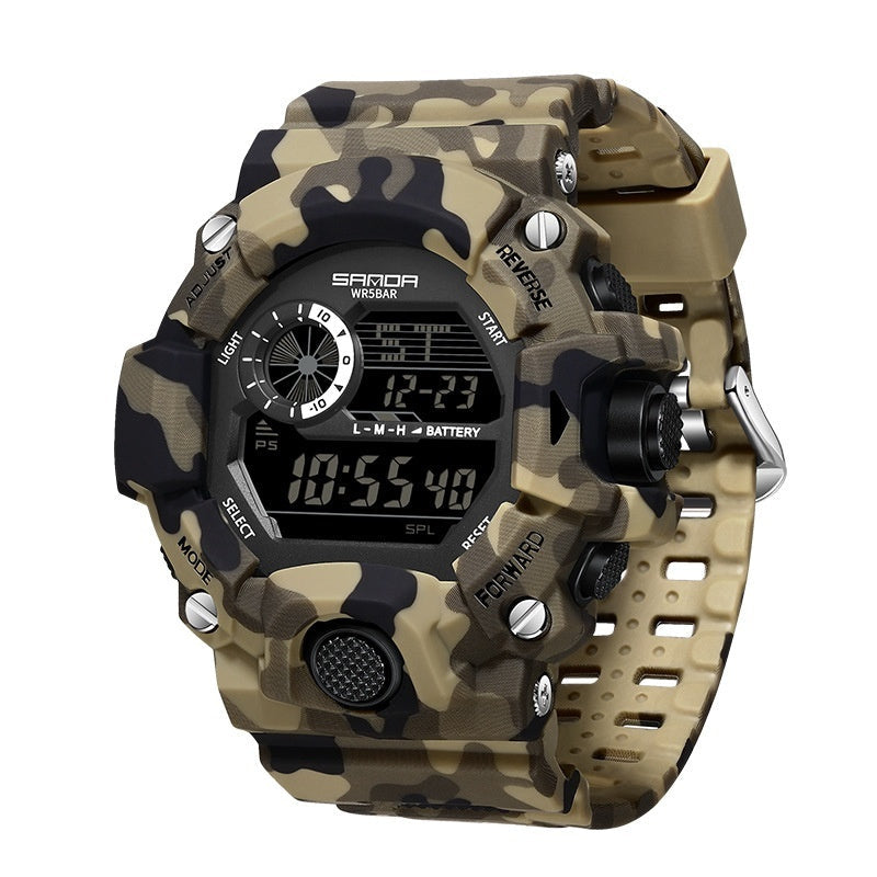 Multi-functional Camouflage Series Outdoor Sports Electronic Watch