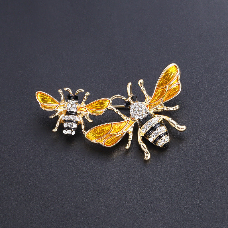 Cute Animal New Style Oil-Drop Bee Brooch