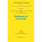 Rudiments of Calculus: Volume 146 - Hardcover