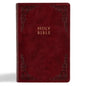 KJV Large Print Personal Size Reference Bible, Burgundy Leathertouch - Imitation Leather