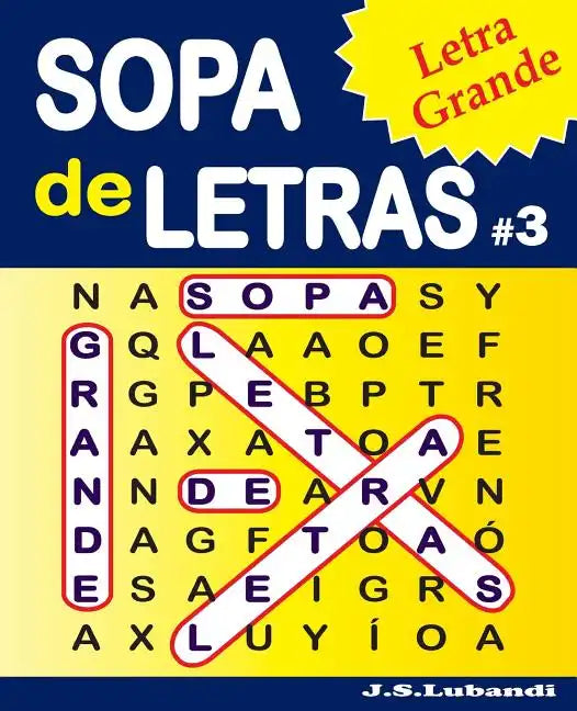 SOPA de LETRAS #3 (Letra Grande) - Paperback