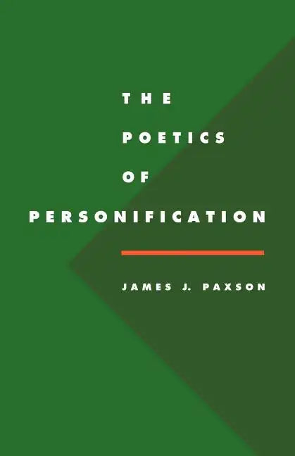 The Poetics of Personification - Paperback