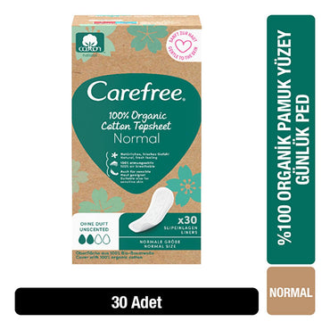Carefree Organic Cotton Sanitary Pads - Soft, Hypoallergenic & Eco-Friendly Menstrual Protection for Sensitive Women