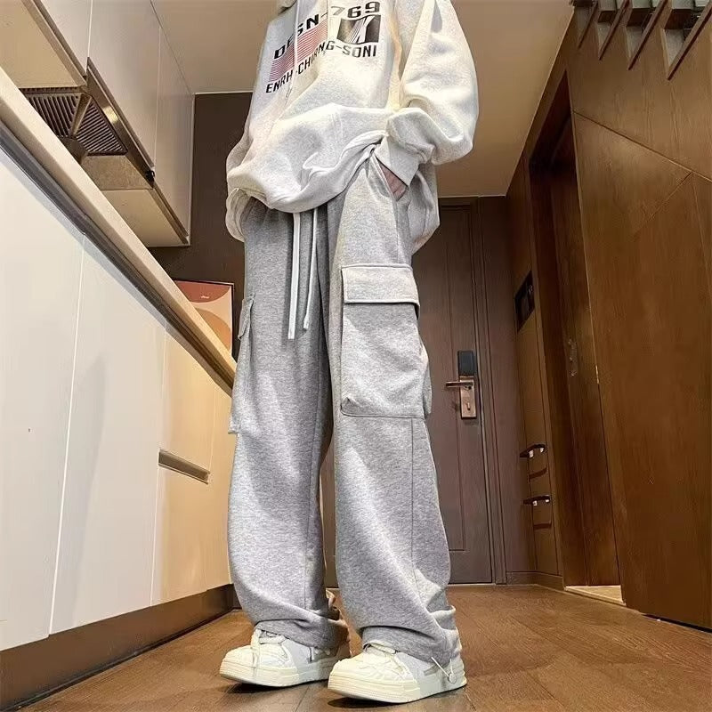 Wide-leg Straight Leg Long Pants
