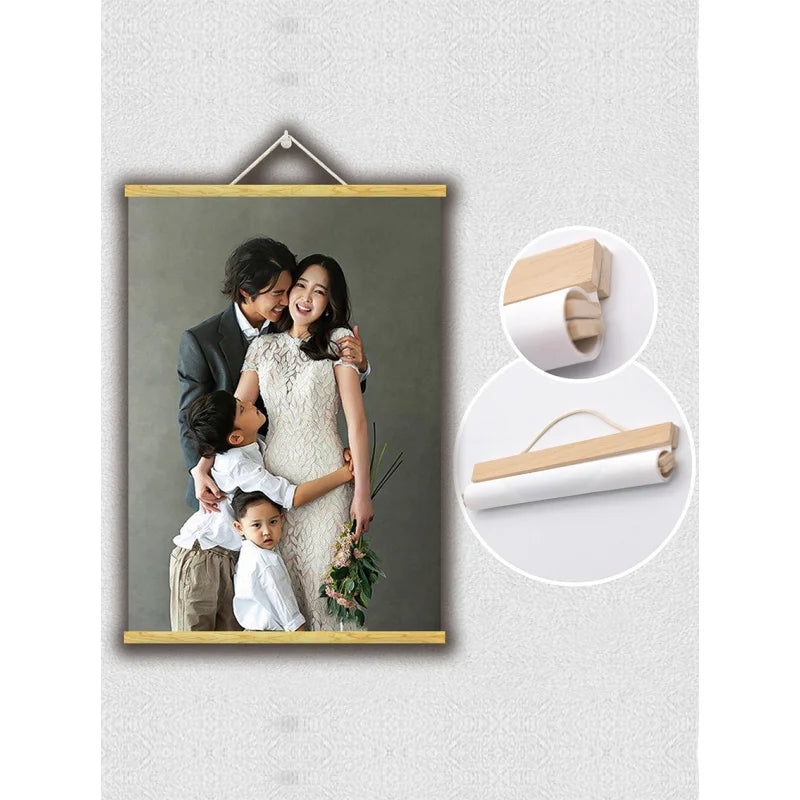1 Piece Replica of Old Japanese Anime Canvas Art Ready to Hang with Wooden Frame| Wall Scroll Poster for Living Room Decoration