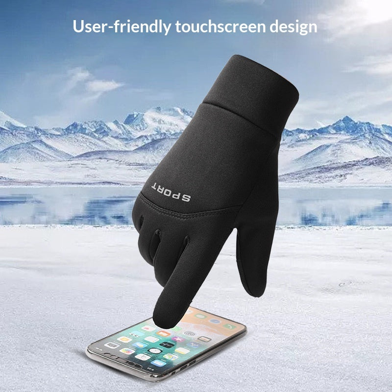 Mens Thermal Cycling Gloves Compatible With Touchscreens