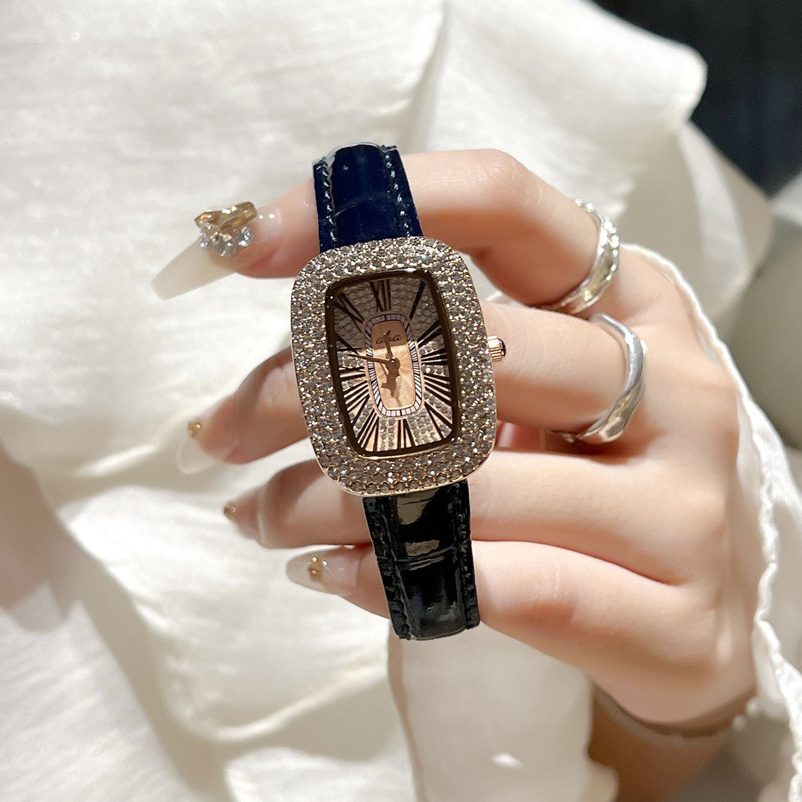 Full Diamond Waterproof Quartz Watch
