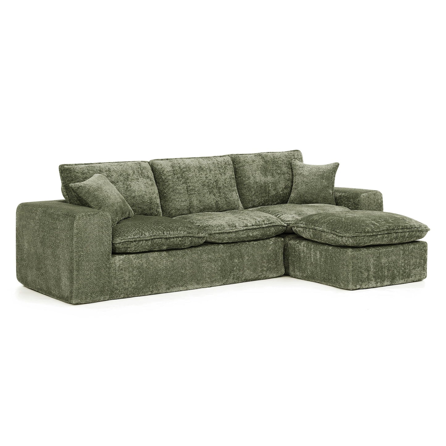 Sectional Sofa With Moveable Ottoman