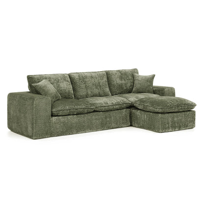 Sectional Sofa With Moveable Ottoman