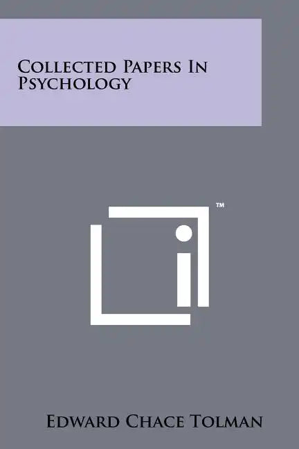 Collected Papers In Psychology - Paperback