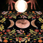 Tarot Tablecloth Cloth Cushion Tarot Moon Sun Lucky Tree Flannel Tablecloth
