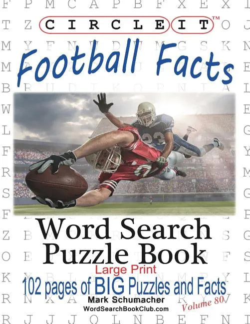 Circle It, Football Facts, Word Search, Puzzle Book - Paperback