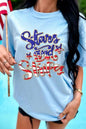 Stars and Stripes Patriotic Graphic T-Shirt