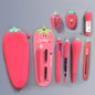 Silicone Pencil Bag Student Cute Plush Storage Bag