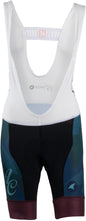 All-City Night Claw Women's Bib Short - BLK Dark Teal Spruce Green Mulberry Medium