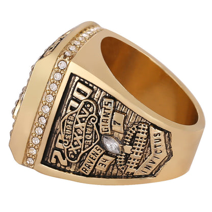 2001 & 2012 Baltimore Ravens  Super Bowl Championship Ring &Trophy Set